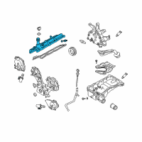 OEM 2008 Infiniti FX45 Cover Assembly - Valve Rocker Diagram - 13264-AR001