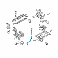 OEM Infiniti Q45 Guide-Oil Level Gauge Diagram - 11150-AR00A