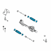 OEM 2019 Ford Explorer Boot Kit Diagram - GG1Z-3332-A