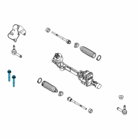 OEM Ford Explorer Gear Assembly Mount Bolt Diagram - -W717867-S900