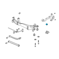 OEM 2002 Saturn LW300 Knuckle Rear Bushing Diagram - 90495585