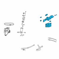 OEM Chevrolet Oil Cooler Diagram - 12605352