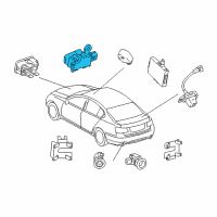 OEM Lexus GS300 Sensor, Ultrasonic, NO.1 Diagram - 89341-44150-K0