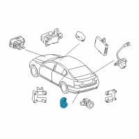 OEM 2009 Lexus IS250 Sensor, Ultrasonic Diagram - 89341-30010-A3