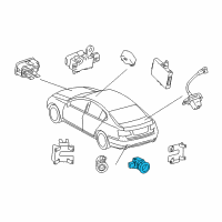 OEM 2006 Lexus IS350 Sensor, Ultrasonic, NO.2 Diagram - 89341-30021-A2