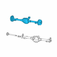 OEM 2004 Oldsmobile Bravada Driveshaft Diagram - 15162895