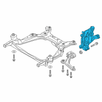 OEM Lincoln Continental Knuckle Diagram - E1GZ-3K185-A