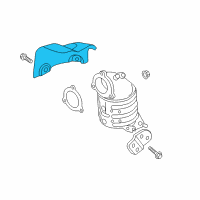 OEM Hyundai Genesis Coupe Protector-Heat Diagram - 28526-2C600