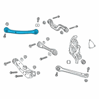 OEM Cadillac Trailing Arm Diagram - 84131343