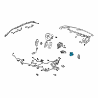 OEM 2011 Acura RDX Sensor Assembly, Front Crash Diagram - 77930-STK-A21