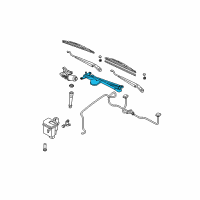 OEM 2004 Nissan Altima Link Assy-Wiper Diagram - 28840-8J000