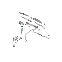 OEM 2010 Nissan Frontier Cap-Windshield Washer Tank Diagram - 28913-8B700