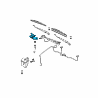 OEM Nissan Altima Motor Assy-Windshield Wiper Diagram - 28810-8J000