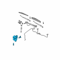 OEM 2004 Nissan Altima Tank Assy-Windshield Washer Diagram - 28910-8J400