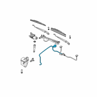 OEM 2006 Nissan Altima Hose-Washer Diagram - 28935-8J000