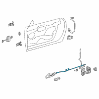 OEM 2002 Ford Thunderbird Cable Diagram - 1W6Z-76221A00-AA
