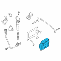 OEM 2017 Kia Sportage Engine Ecm Control Module Diagram - 391002GHJ0