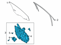 OEM 2022 Ford Escape REGULATOR ASY Diagram - LJ6Z-7823200-A