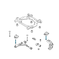 OEM 2019 Ford Flex Mount Plate Bolt Diagram - -W710714-S439