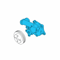 OEM 2000 Hyundai Sonata Pump Assembly-Coolant Diagram - 25100-38200