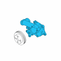 OEM 1999 Hyundai Sonata Pump Assembly-Coolant Diagram - 25100-38200