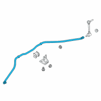 OEM 2021 Ford EcoSport Stabilizer Bar Diagram - GN1Z-5A772-C