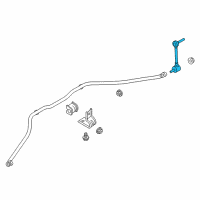 OEM 2018 Ford EcoSport Stabilizer Link Diagram - CN1Z-5K484-A