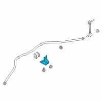 OEM Ford Stabilizer Bar Bracket Diagram - GN1Z-5486-C