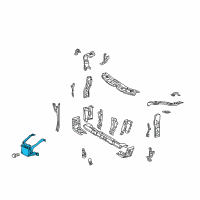 OEM 2014 Lexus ES300h Sensor Assembly, MILLIME Diagram - 88210-33082