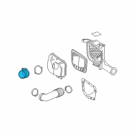 OEM Cadillac SRX Air Mass Sensor Diagram - 12567377