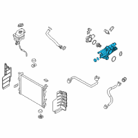 OEM 2013 Hyundai Sonata Case-Thermostat Diagram - 25620-2G650