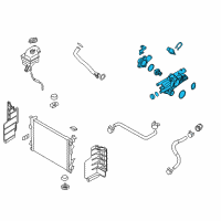 OEM 2015 Kia Optima Control Assembly-COOLANT Diagram - 256002G670