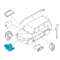 OEM Infiniti QX56 Sensor-Air Bag Front Center Diagram - K8581-1LA0A