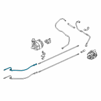 OEM BMW i3 Refrigerant Pipe Diagram - 17-12-7-616-033