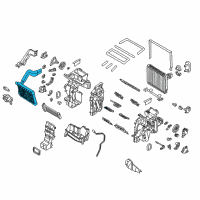 OEM Kia Optima Core & Seal Assembly-Heater Diagram - 97138A8000