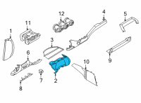 OEM 2022 Nissan Sentra Lid-Cluster Diagram - 68240-6LB0A