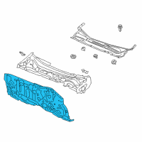 OEM 2015 Acura TLX Dashboard Lower Com Diagram - 61500-TZ3-A00ZZ