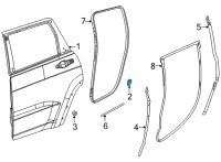 OEM Jeep Grand Wagoneer RUBBER Diagram - 68453833AB