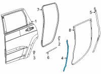 OEM 2022 Jeep Grand Wagoneer B-PILLAR Diagram - 68455259AC