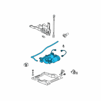 OEM 2004 Pontiac Aztek Compressor Asm, Auto Level Control Air Diagram - 88957250