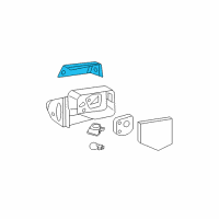 OEM 2010 Ford Explorer Sport Trac Cover Diagram - 6L2Z-17D742-AA