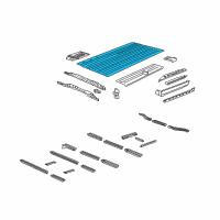 OEM 1999 Chevrolet P30 Floor Pan Diagram - 15227522