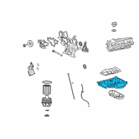 OEM 2011 Lexus IS F Pan, Oil, NO.1 Diagram - 12111-38140