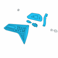 OEM 2016 Honda HR-V Light Assy, R Lid Diagram - 34150-T7S-A01