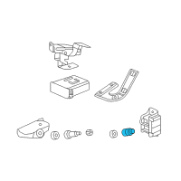 OEM 2012 Acura ZDX Nut, TPMS Valve Diagram - 42754-SHJ-A71