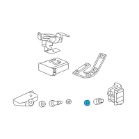 OEM Acura ZDX Washer, TPMS Valve Diagram - 42755-SHJ-A51