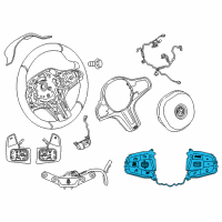 OEM 2019 BMW X4 Multifunct Steering Wheel Switch Diagram - 61-31-7-854-183