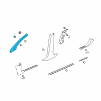 OEM 2004 Saturn Vue Molding Asm, Windshield Upper Garnish *Shale Diagram - 15839292