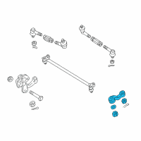 OEM 1998 Nissan Frontier Arm Kit-Pitman Diagram - D8502-VK90A