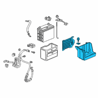 OEM Honda Civic Box, Battery (55B) Diagram - 31521-TEA-Y00